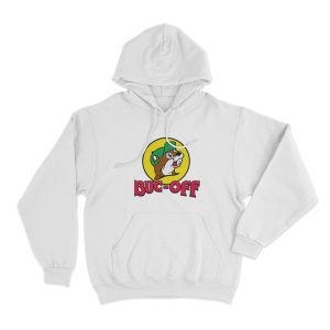 Buc Off Beaver Unisex Hoodie White