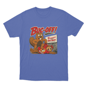 Buc Off Fighting Beavers Unisex T Shirt Blue