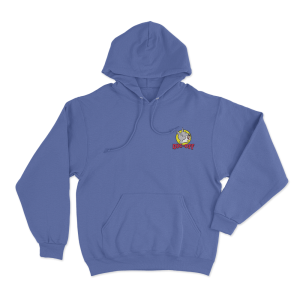 Buc Off Mini Logo Unisex Hoodie Blue